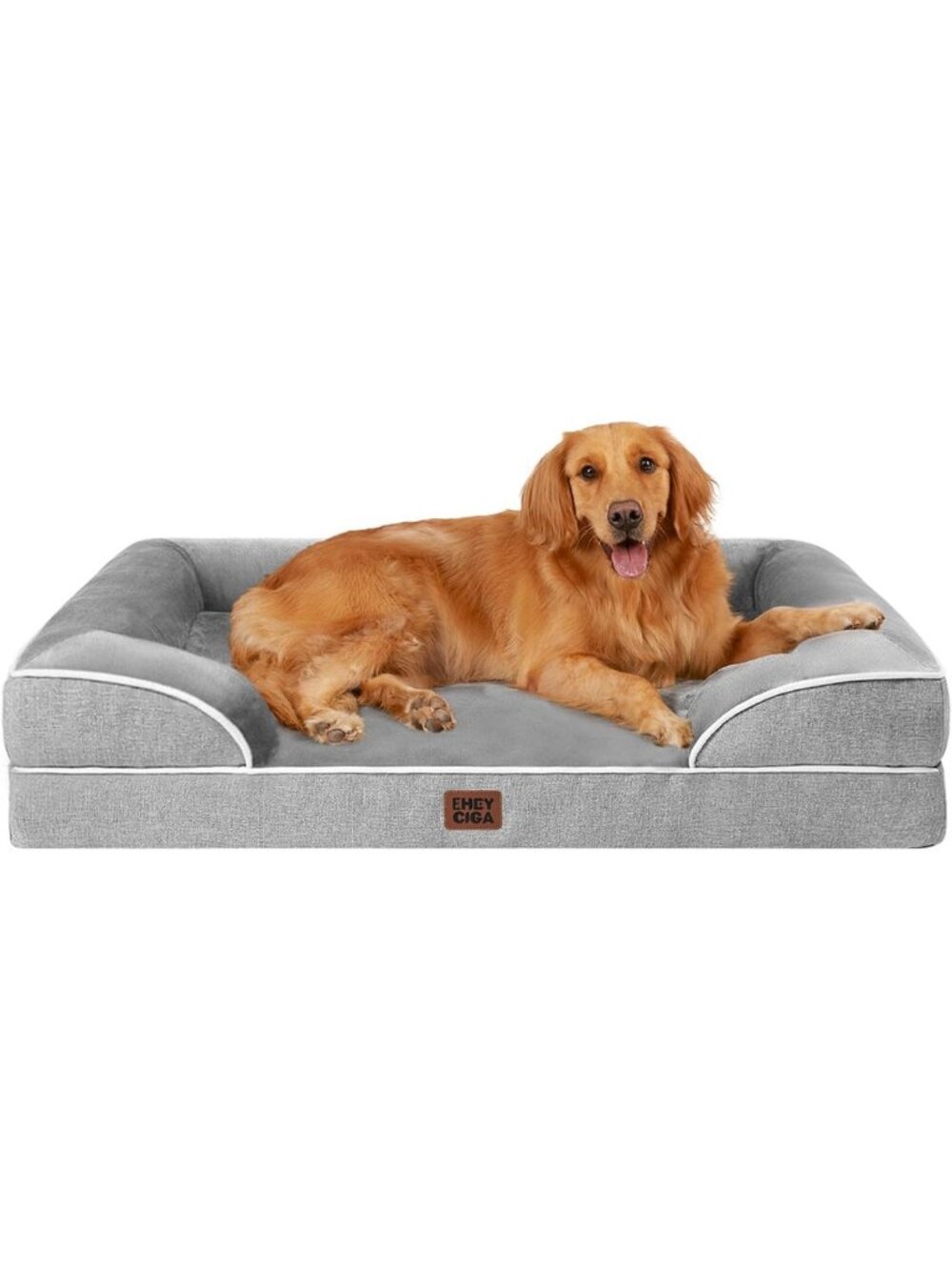 Extra Large Orthopedic Dog Bed - Waterproof & Washable XL Pet Bed 44” Comfort